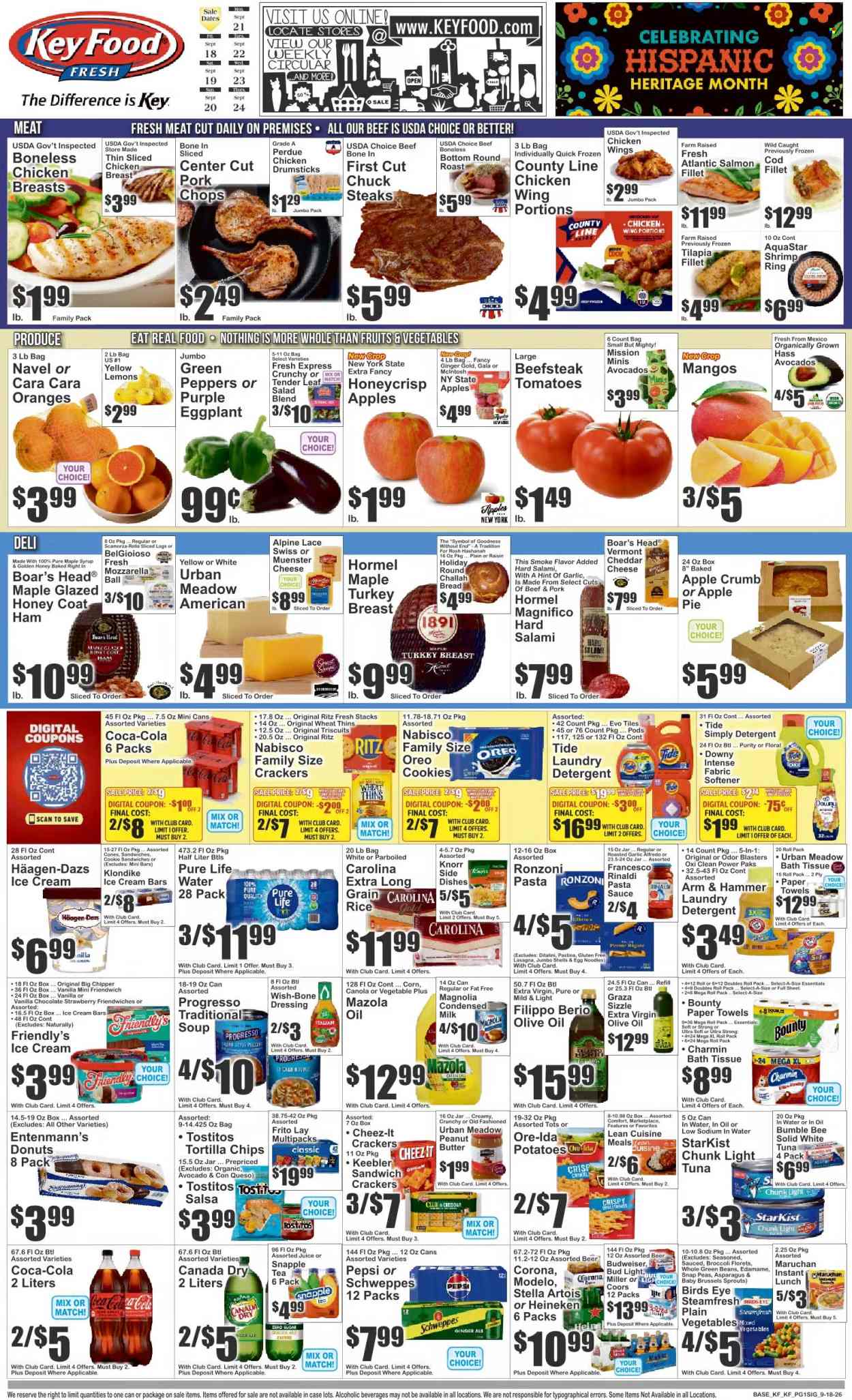 Key Food ad  - 09.18.2026 - 09.24.2026. Page 1