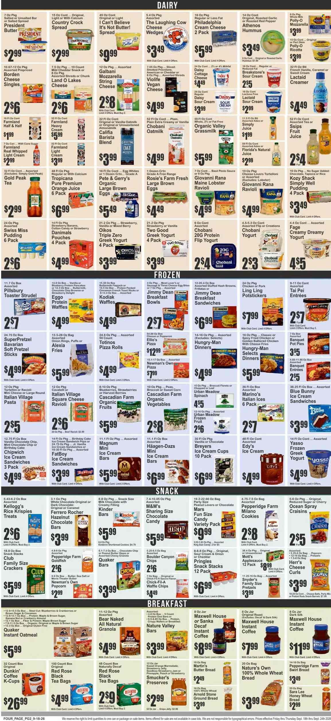 Key Food ad  - 09.18.2026 - 09.24.2026. Page 2