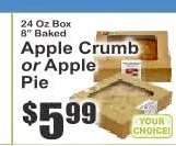Apple Crumb or Apple Pie
