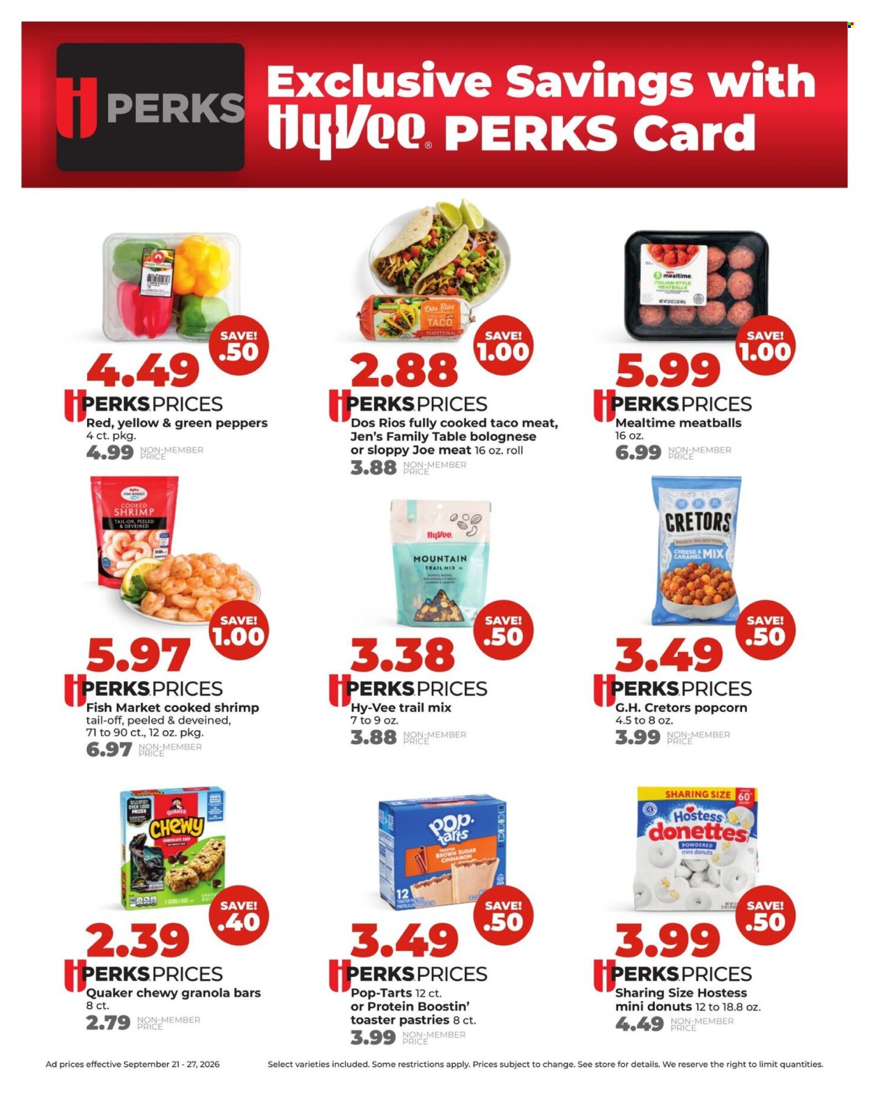 Hy-Vee ad  - 09.21.2026 - 09.27.2026. Page 5