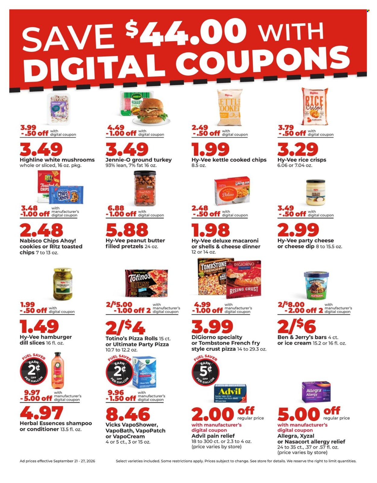 Hy-Vee ad  - 09.21.2026 - 09.27.2026. Page 7