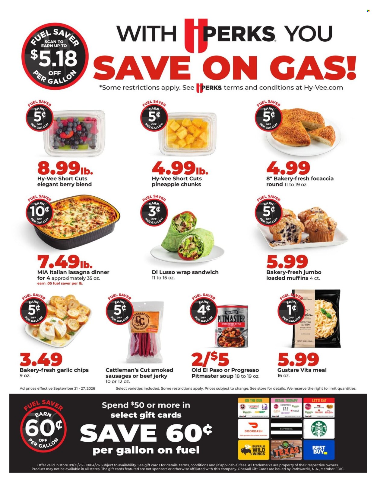 Hy-Vee ad  - 09.21.2026 - 09.27.2026. Page 8