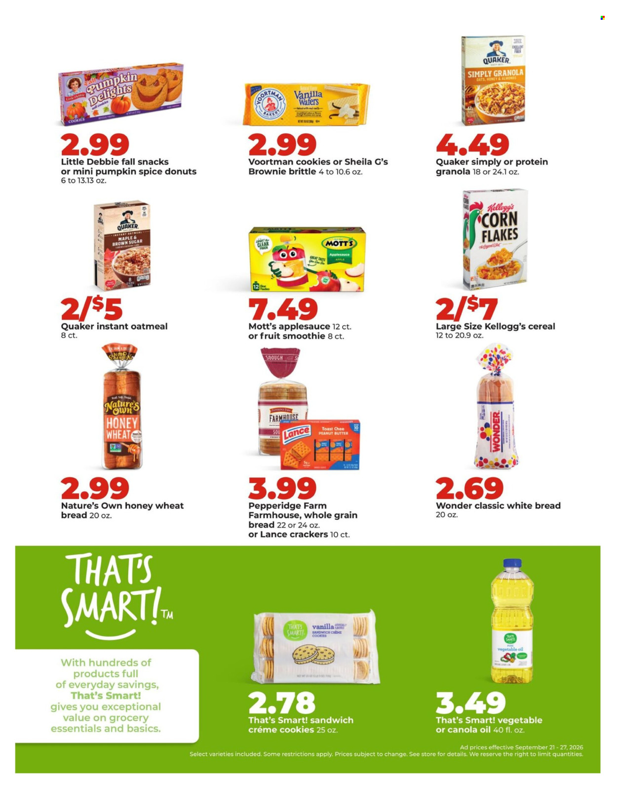 Hy-Vee ad  - 09.21.2026 - 09.27.2026. Page 20