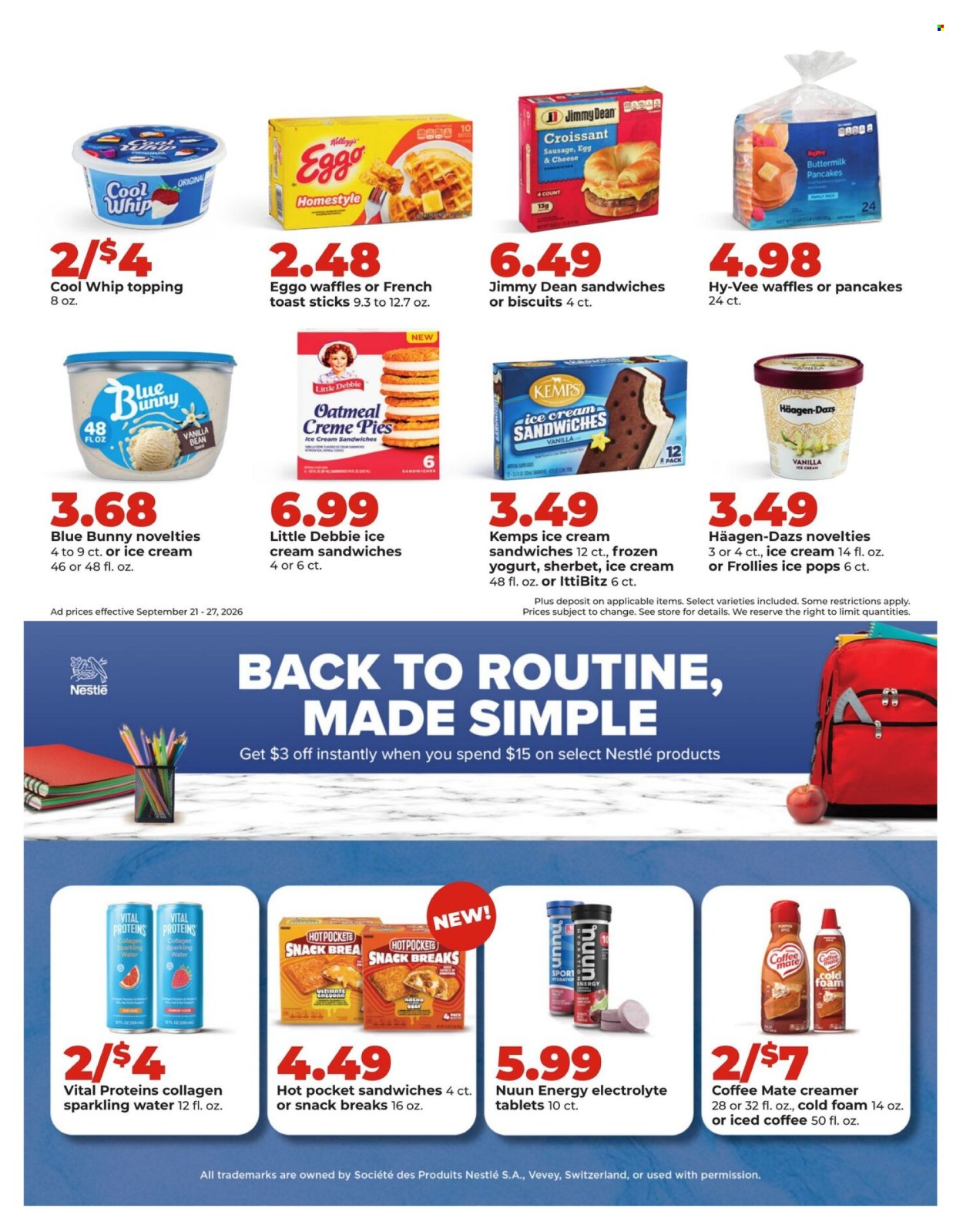 Hy-Vee ad  - 09.21.2026 - 09.27.2026. Page 30