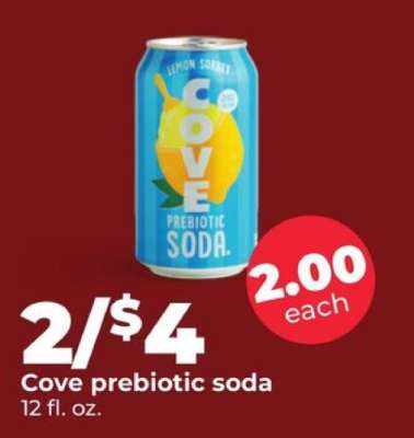 Cove prebiotic soda