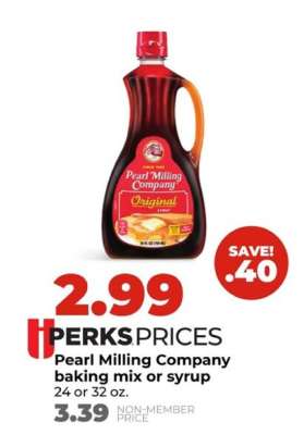 Pearl Milling Company baking mix or syrup