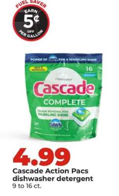 Cascade Action Pacs Dishwasher Detergent