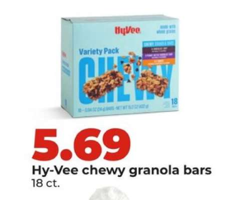 Hy-Vee Chewy Granola Bars