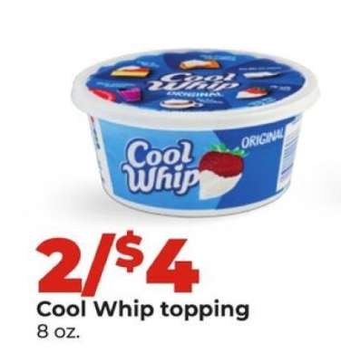 Cool Whip topping