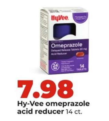 Hy-Vee omeprazole acid reducer