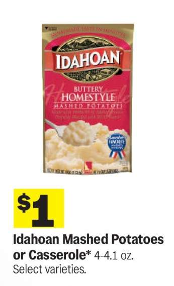 Idahoan Mashed Potatoes or Casserole