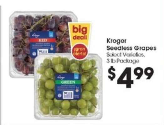 Kroger Seedless Grapes