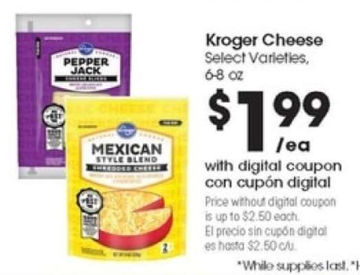Kroger Cheese