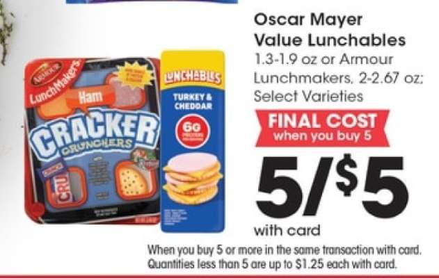 Oscar Mayer Value Lunchables
