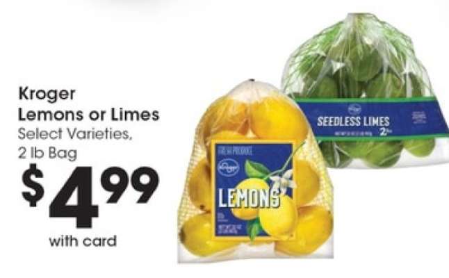 Kroger Lemons or Limes