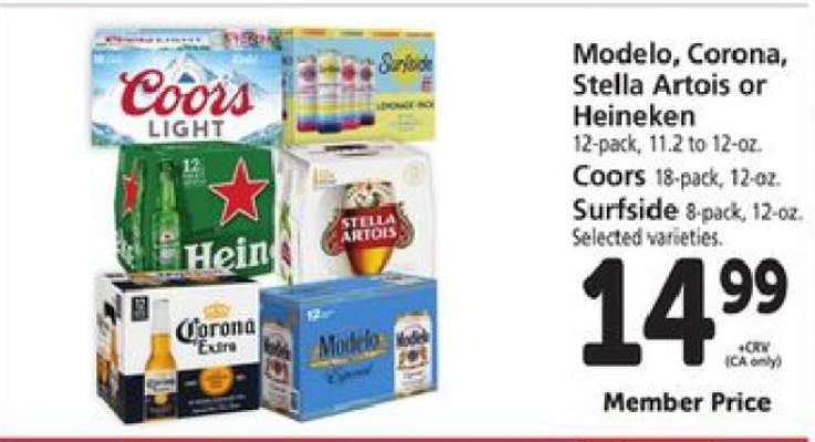 Modelo, Corona, Stella Artois or Heineken