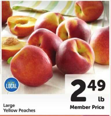 Large Yellow Peaches
