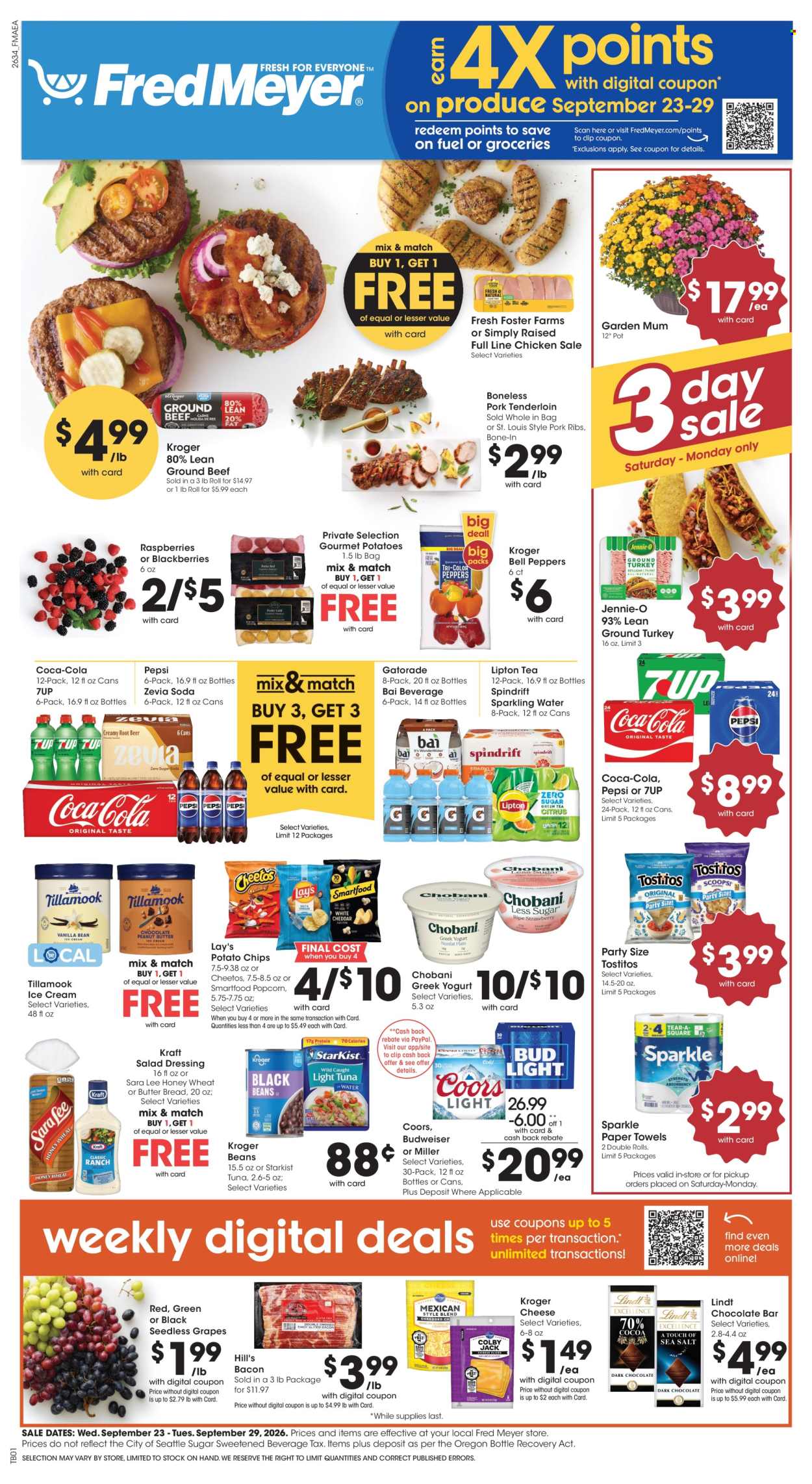 Fred Meyer ad  - 09.23.2026 - 09.29.2026. Page 1