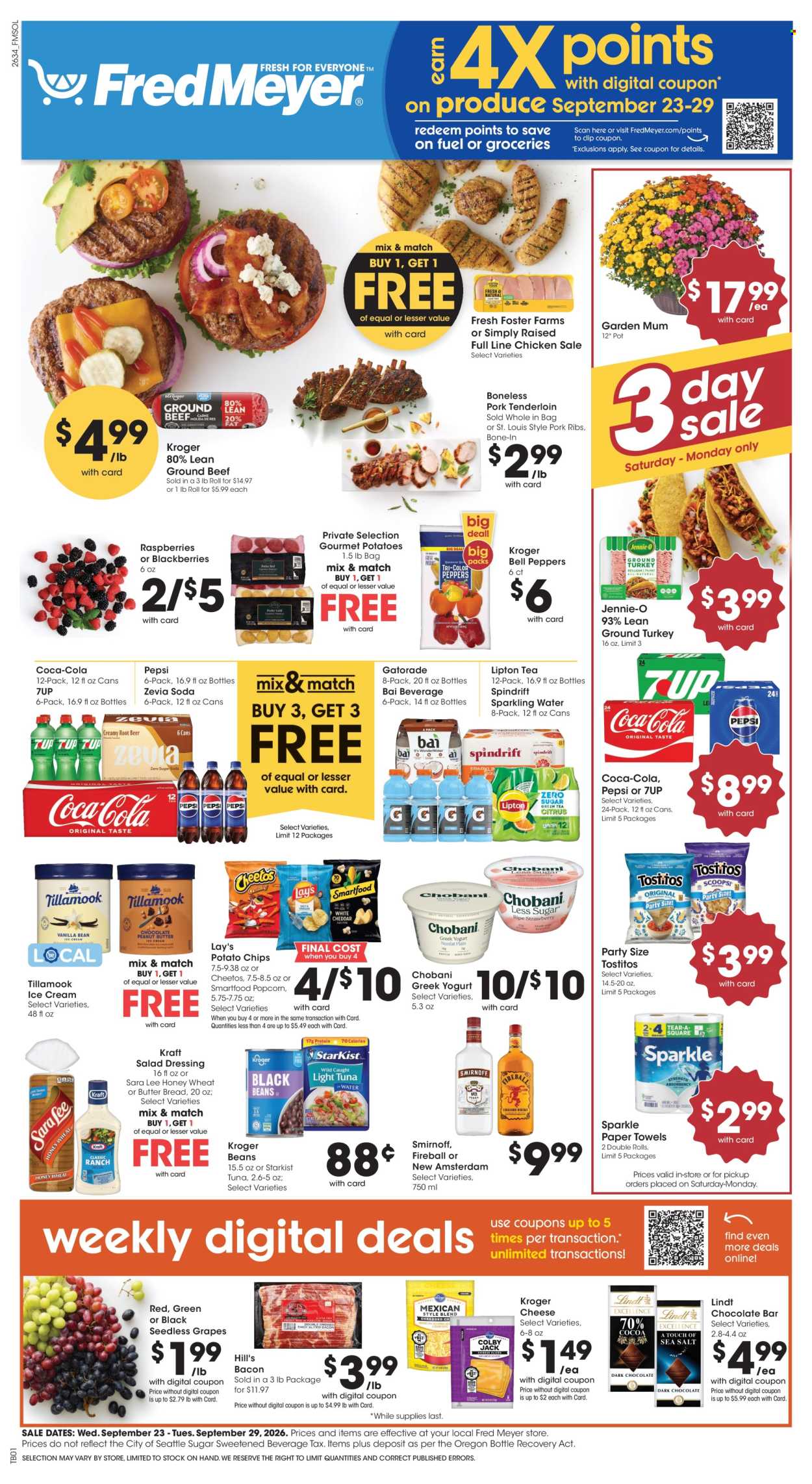 Fred Meyer ad  - 09.23.2026 - 09.29.2026. Page 1