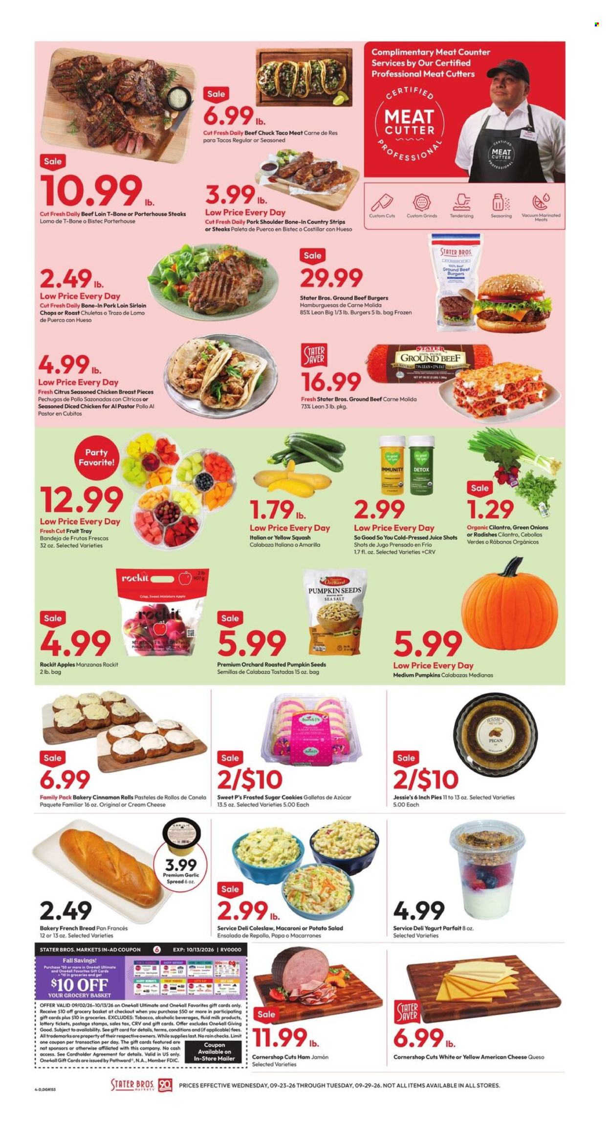 Stater Bros. ad  - 09.23.2026 - 09.29.2026. Page 4