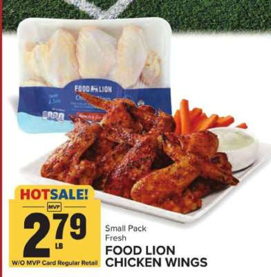 FOOD LION CHICKEN WINGS