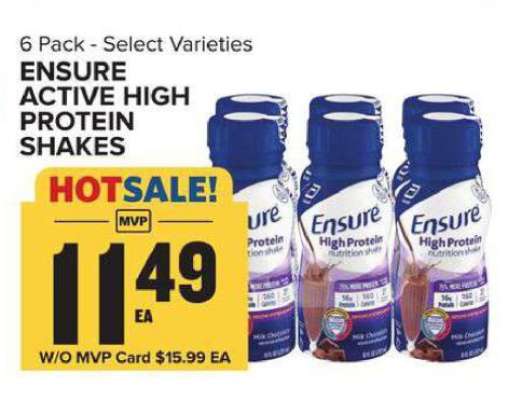 Ensure Active High Protein Shakes
