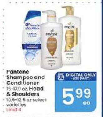 Pantene Shampoo and Conditioner
