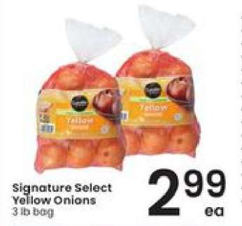 Signature Select Yellow Onions