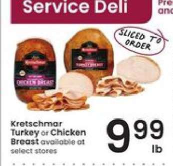 Kretschmar Turkey or Chicken Breast
