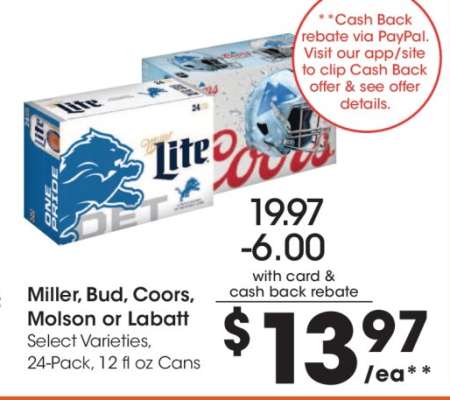 Miller, Bud, Coors, Molson or Labatt