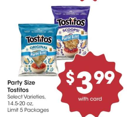 Party Size Tostitos