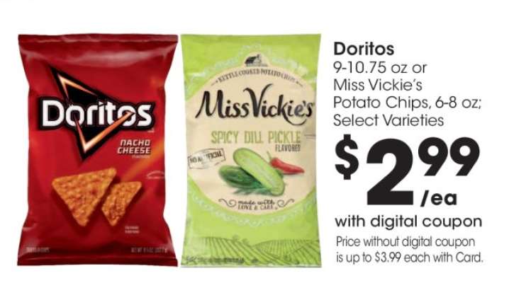 Doritos or Miss Vickie's Potato Chips