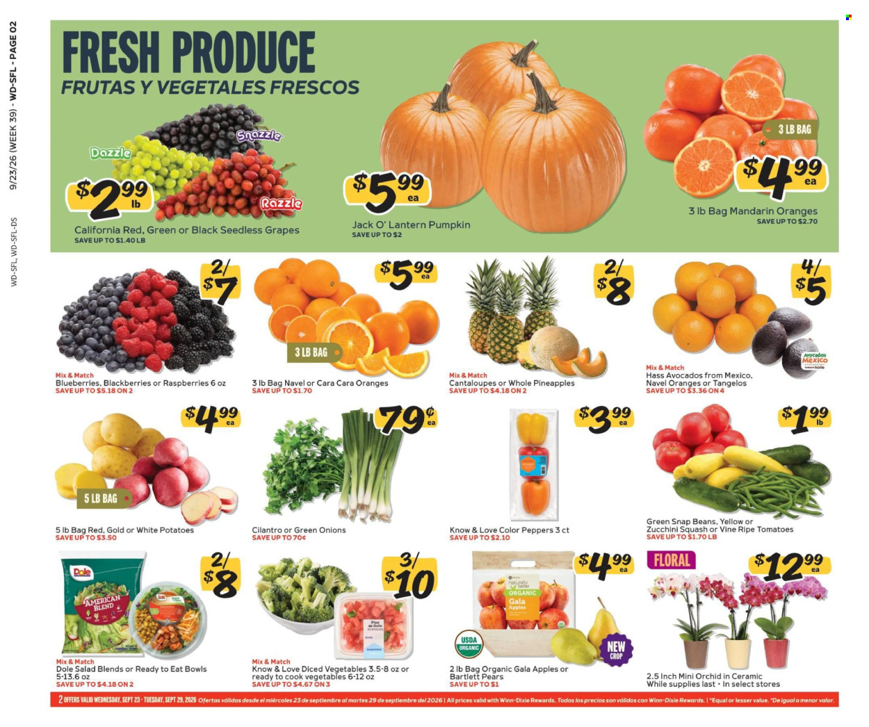 Winn Dixie ad  - 09.23.2026 - 09.29.2026. Page 2