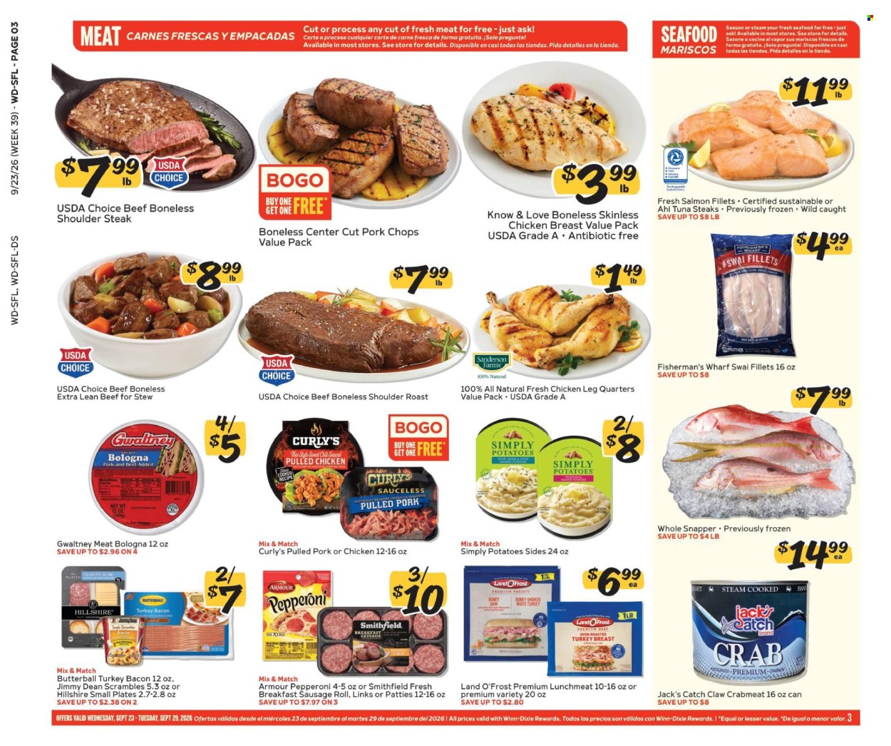 Winn Dixie ad  - 09.23.2026 - 09.29.2026. Page 3