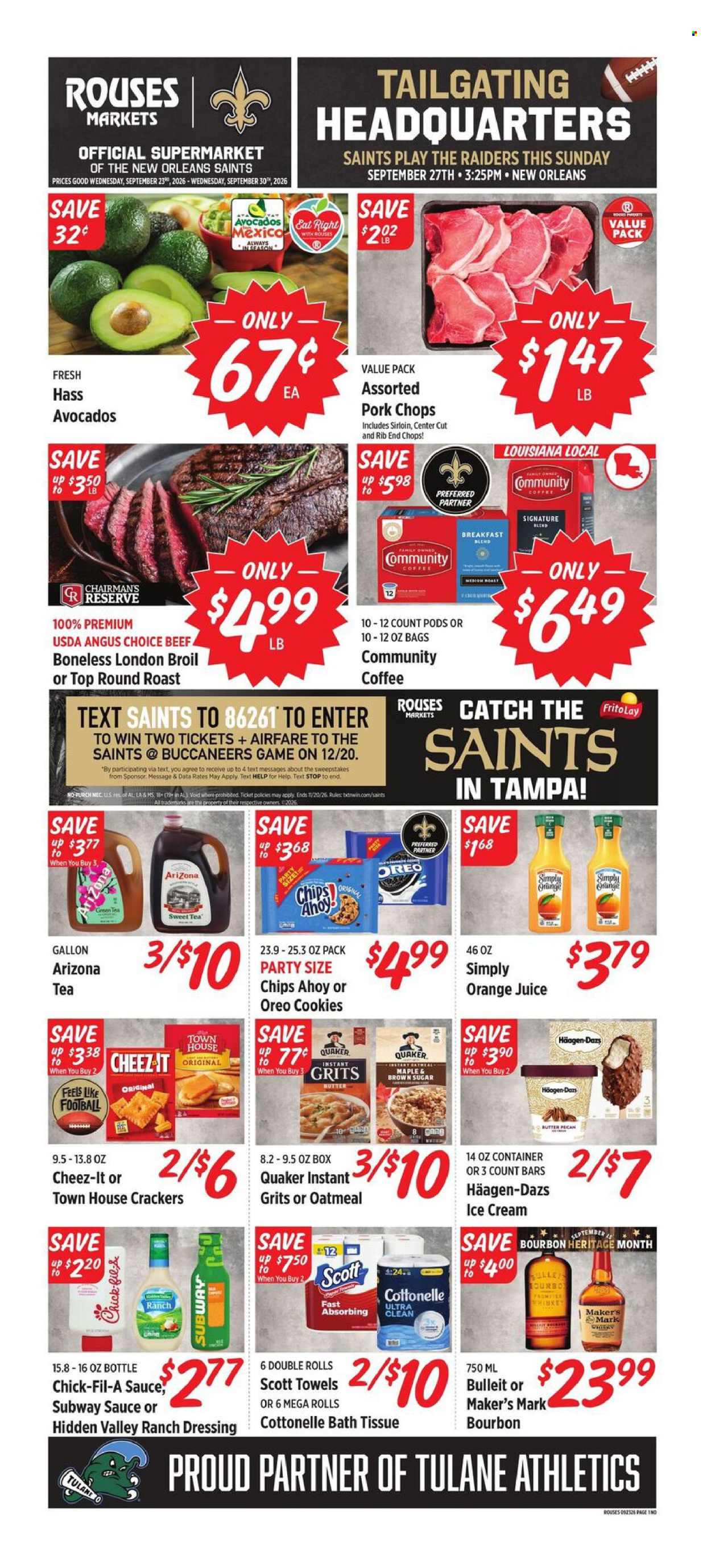 Rouses Markets ad  - 09.23.2026 - 09.30.2026. Page 2