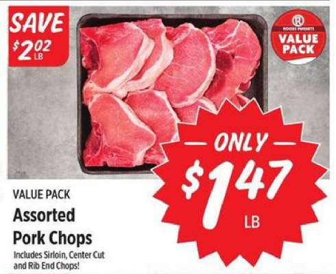 Assorted Pork Chops