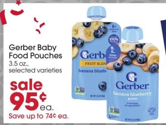 GERBER BABY FOOD POUCHES