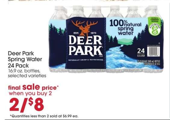 Deer Park Spring Water 24 Pack
