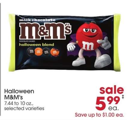 Halloween M&M's