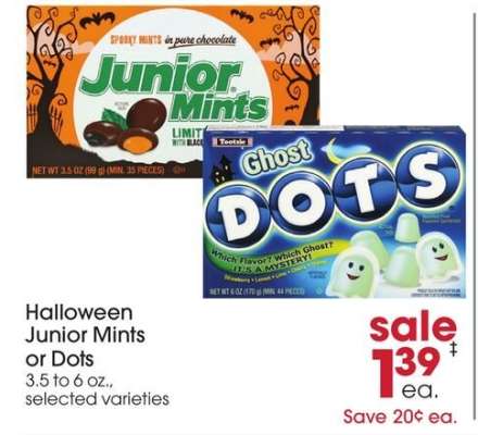 Halloween Junior Mints or Dots