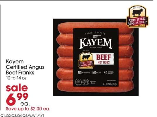 Kayem Certified Angus Beef Franks