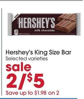 Hershey's King Size Bar
