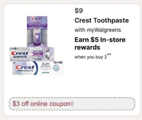 Crest Toothpaste