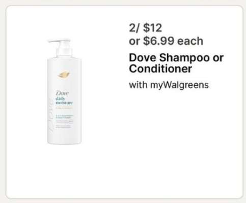 Dove Shampoo or Conditioner