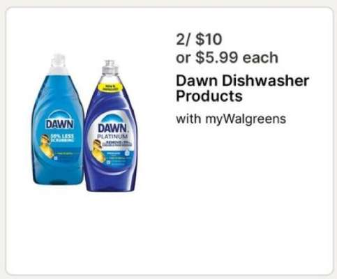 Dawn Dishwasher Products