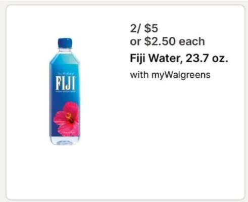 Fiji Water, 23.7 oz.