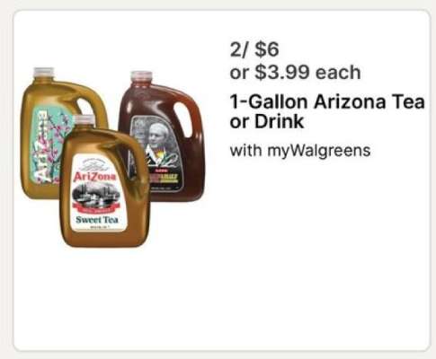 1-Gallon Arizona Tea or Drink