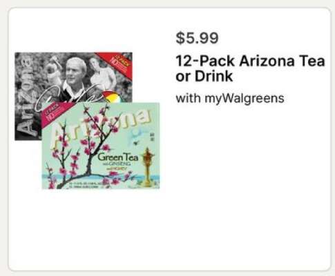 12-Pack Arizona Tea or Drink