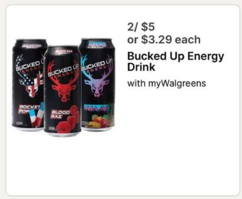 Bucked Up energy drink