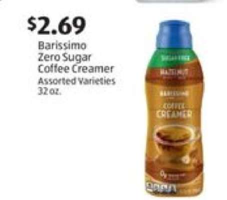 Barissimo Zero Sugar Coffee Creamer